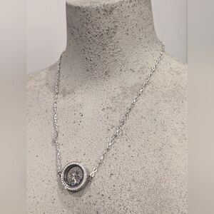 Living Locket Memory Charms Locket Pendant Necklace 18 Inch